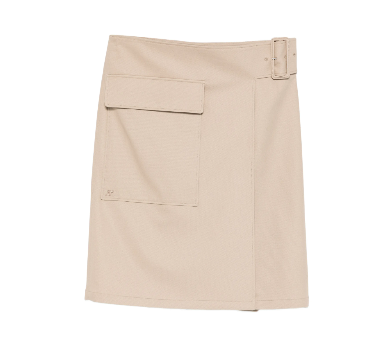 SKIRT UTILITY BUCKLE COTTON