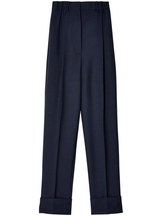 straight-leg trousers