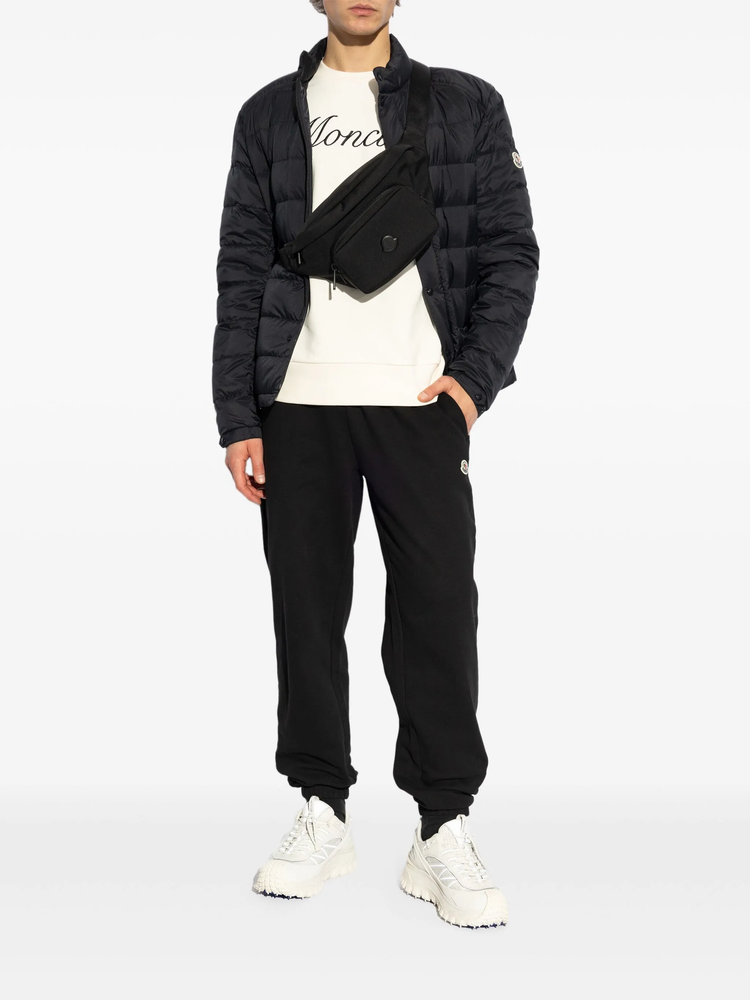 logo-embroidered sweatshirt