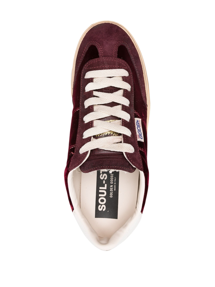 Soul-Star velvet sneakers