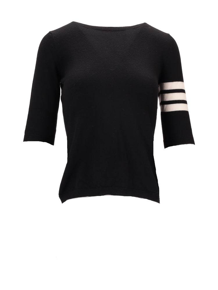 LA ROSE 3/4 merino wool knitwear