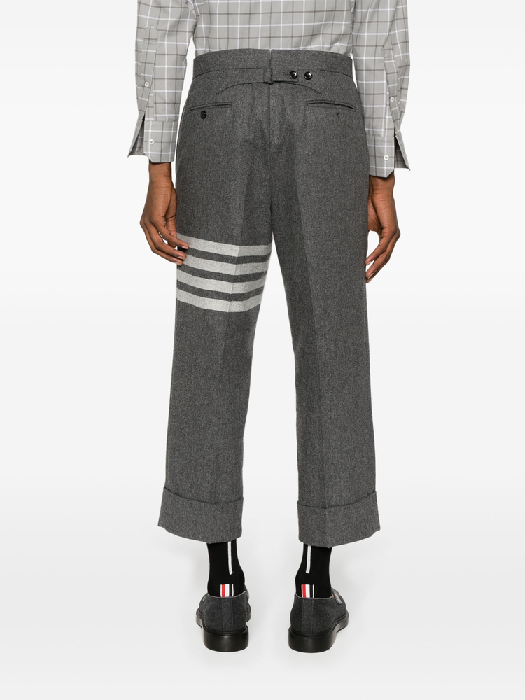 low-rise drop-crotch tailored trousers