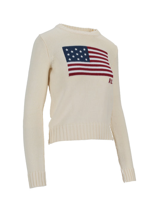 FLAG CN-LONG SLEEVE-PULLOVER