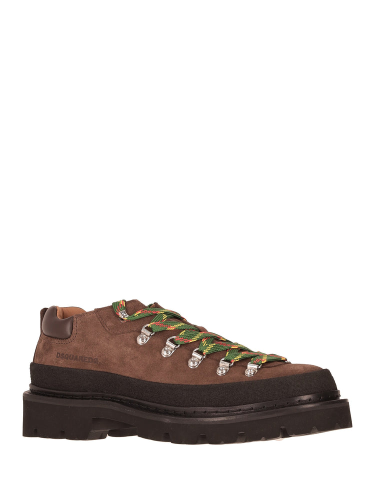 Skiers Laced Up
