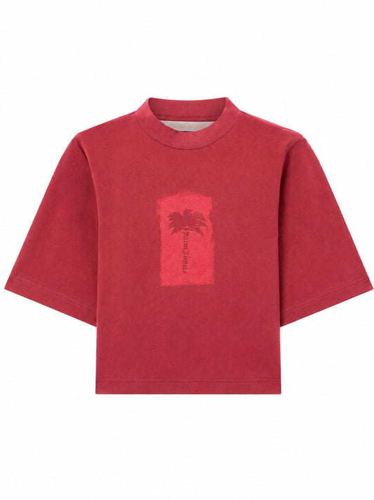 BRUSHED PALM TREE BOX TEE