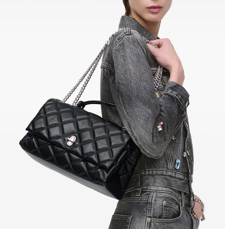 QUILTED LEATHER DUAL BAG