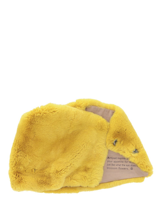 ANTIPAST FUR MUFFLER MUSTARD