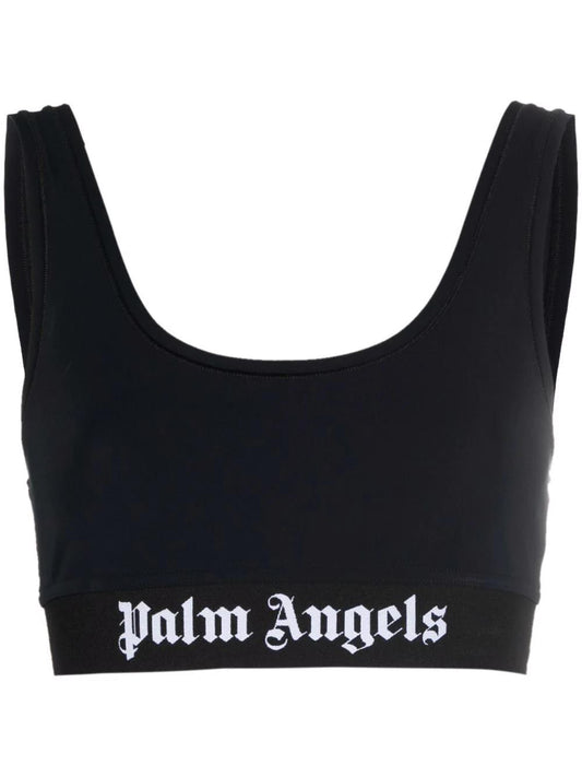 logo-underband crew-neck bra