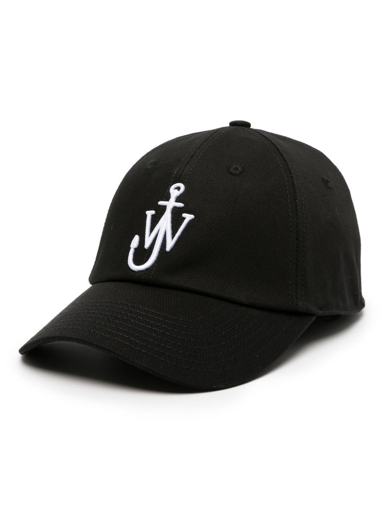 logo-embroidered cotton cap