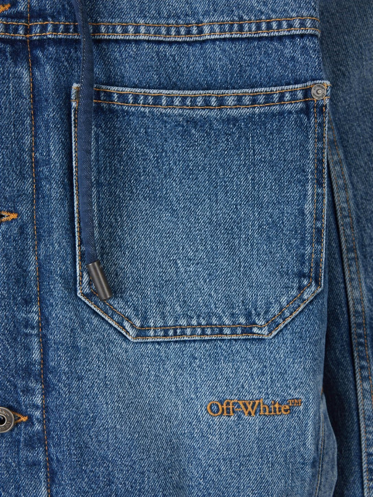 BOOKISH PADDED DENIM JACKET