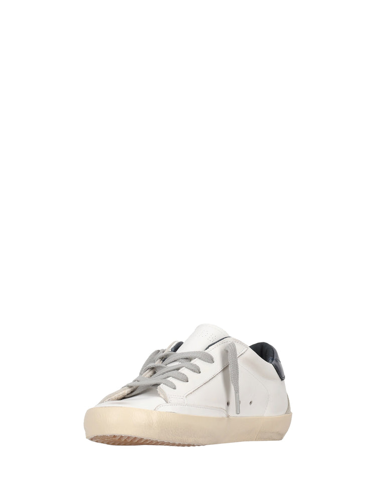 SUPER-STAR LEATHER UPPER AND HEEL SUEDE STAR AND SPUR