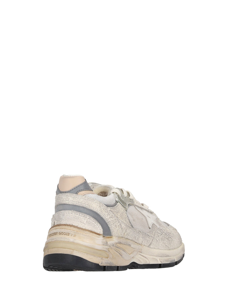RUNNING DAD NEW NET AND SUEDE UPPER LEATHER STAR AND HEEL SUEDE SPUR
