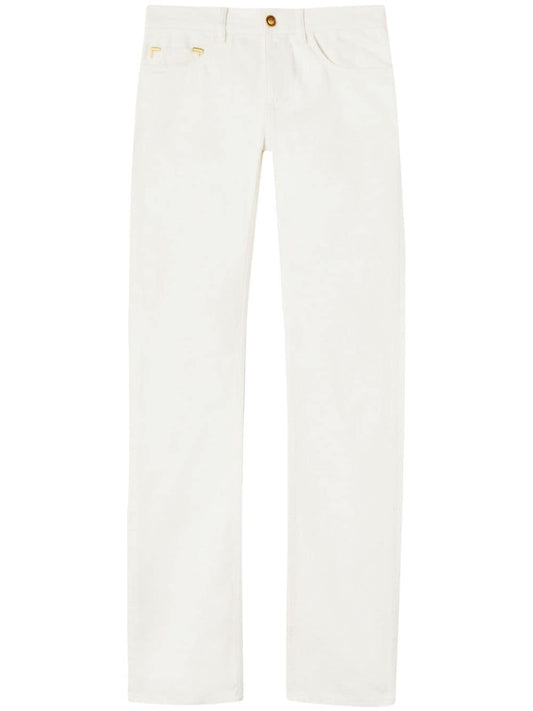 monogram straight-leg jeans