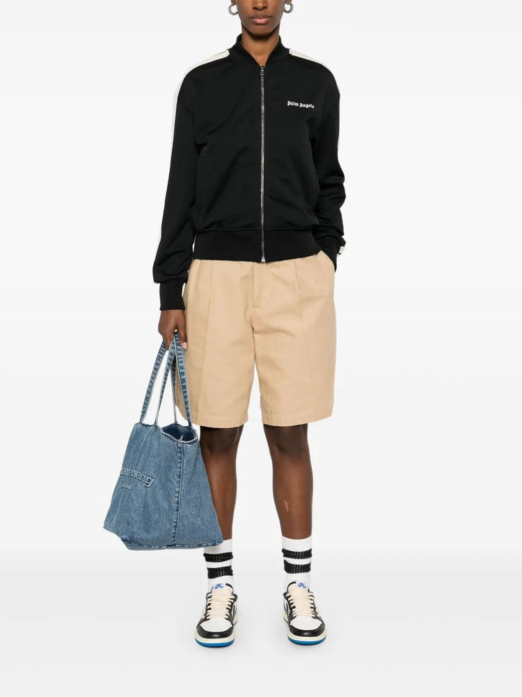 CLASSIC LOGO TRACK BOMBER JKT BLACK OFF