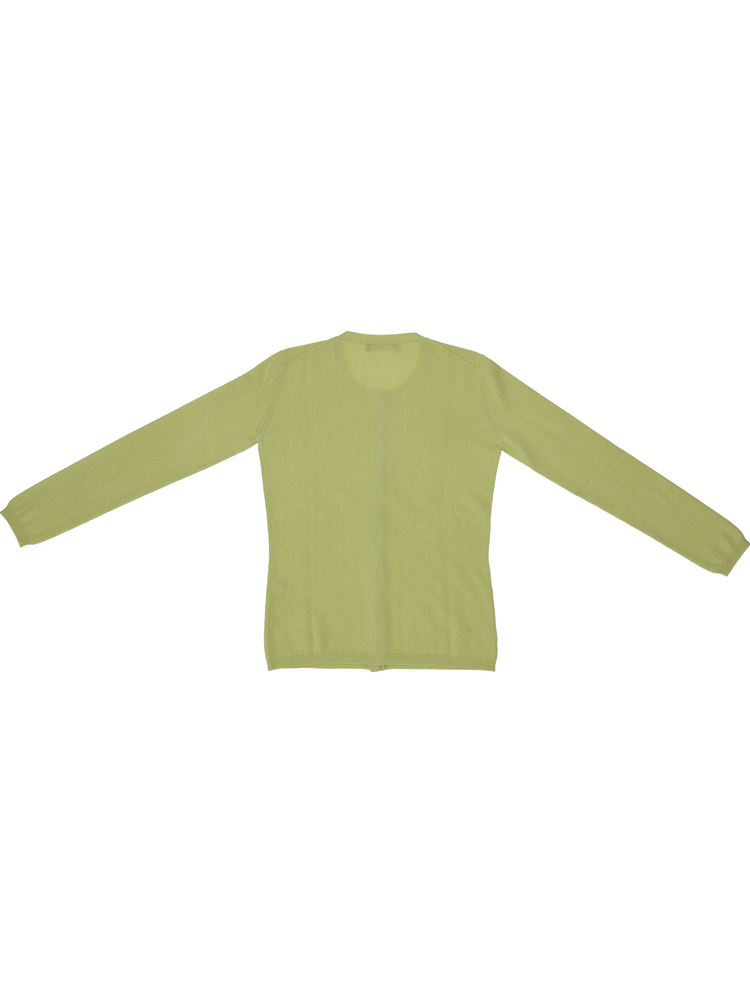 LA ROSE cardigan cashmere grigio melange