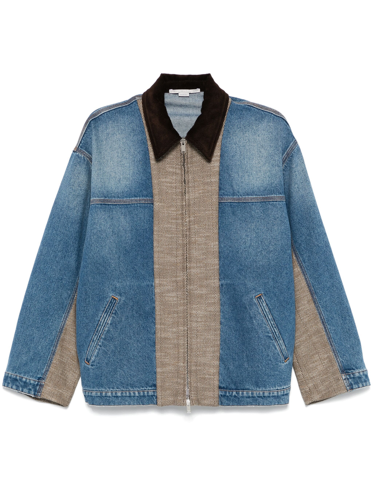 tweed denim jacket