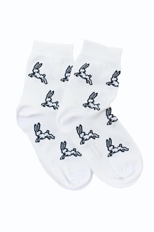 PAUL SMITH bunnies socks white