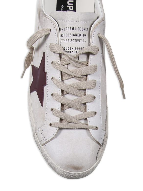 SUPER STAR  LEATHER UPPER TOE AND TONGUE LATHER STAR AND HEEL