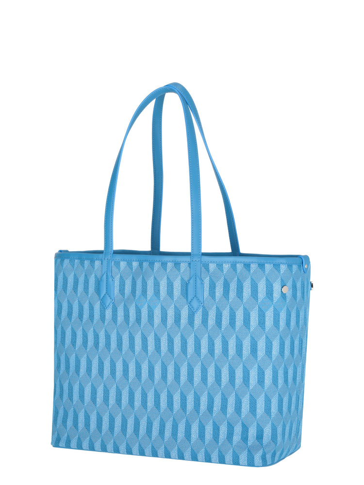TOTE CALF/COATED CANVAS