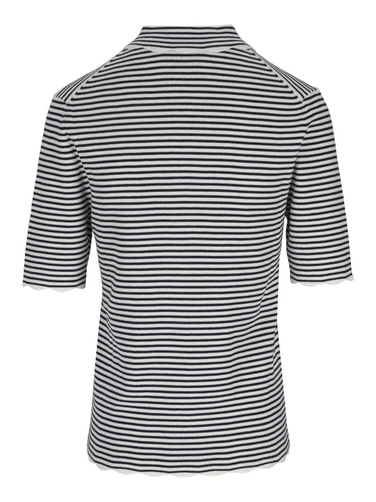 WOMENS KNITTED SS POLO