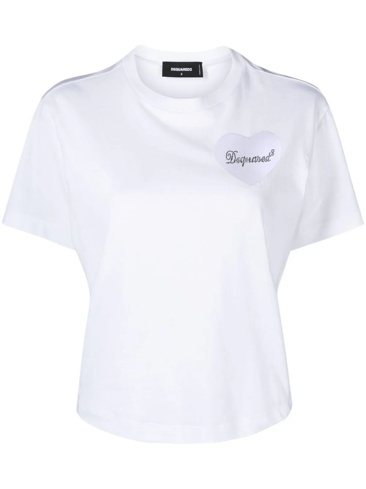 logo-appliqué cotton T-shirt