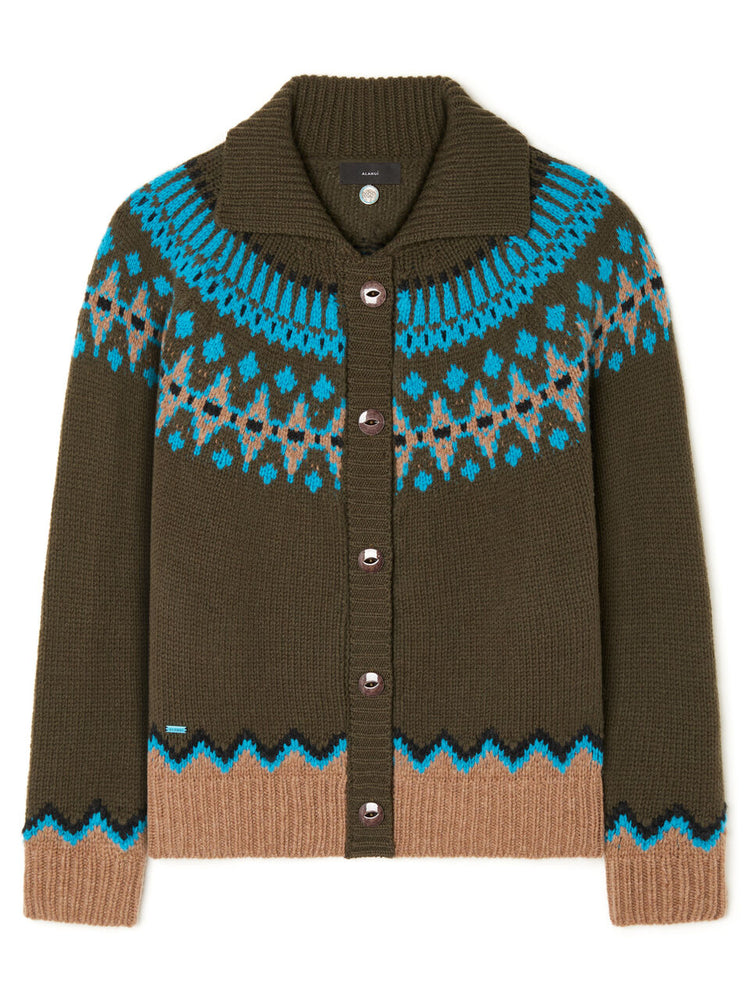 SWEET WINTER JACKET OLIVA/MULTICOLOR