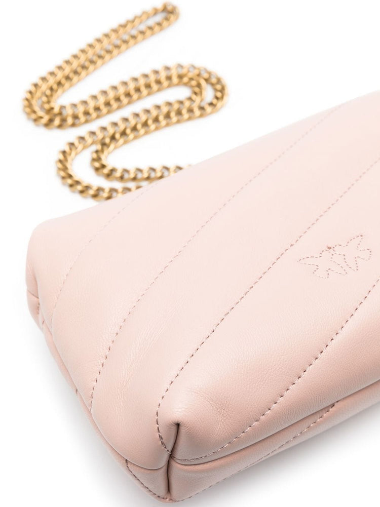 Baby Love quilted leather shoulder bag nappa