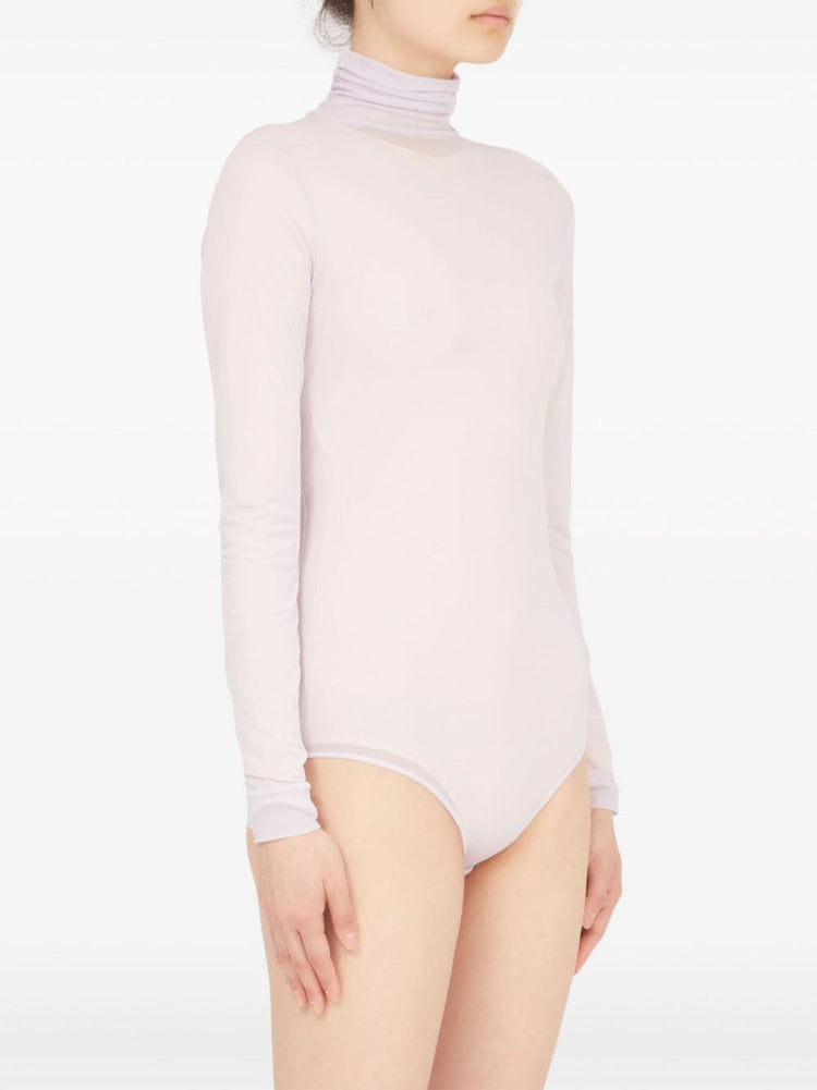 four-stitch sheer bodysuit