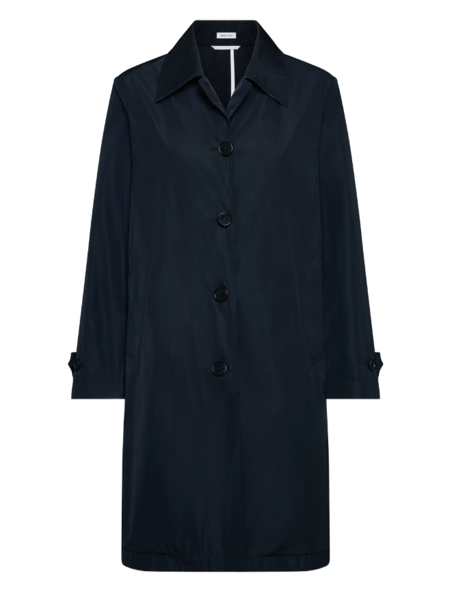 BAL COLLAR RAINCOAT IN LIGHT MEMORY TECH