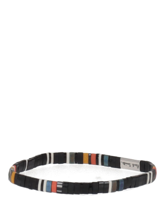 MEN BRACELET FLAT BEAD