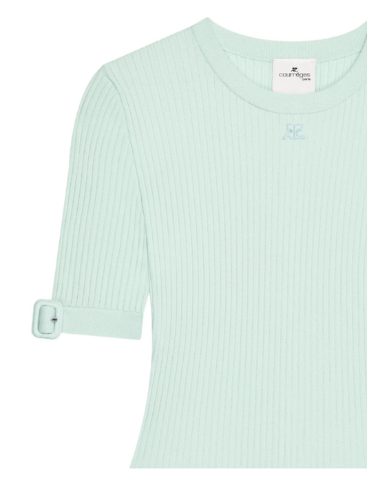 TOP BUCKLE RIB KNIT