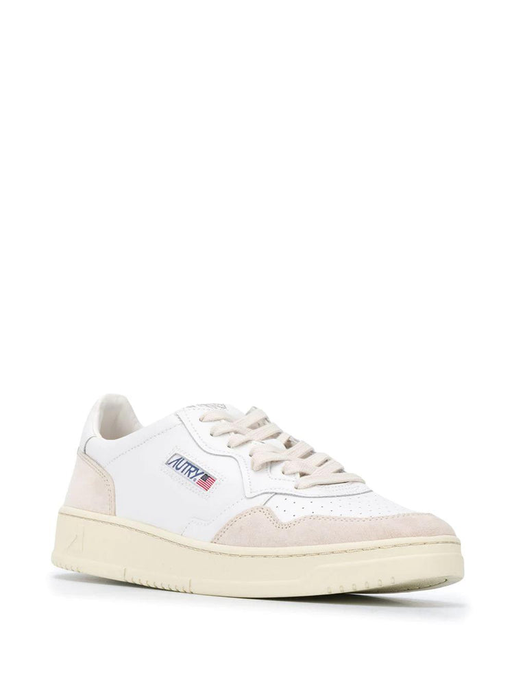 Medalist suede-panel sneakers