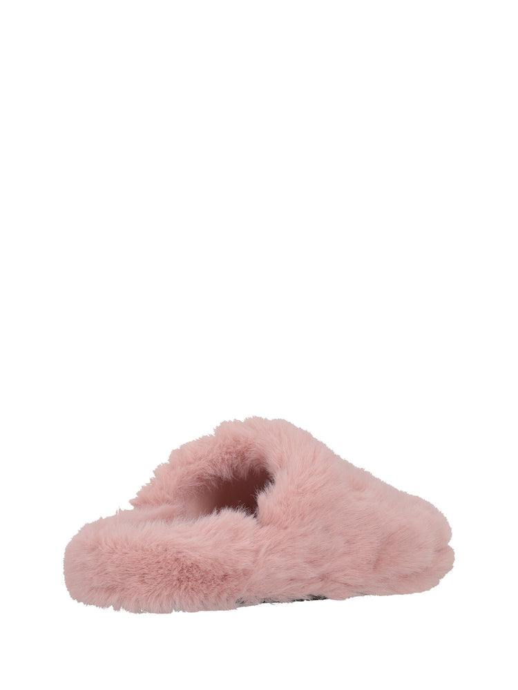 Furry indoor slippers