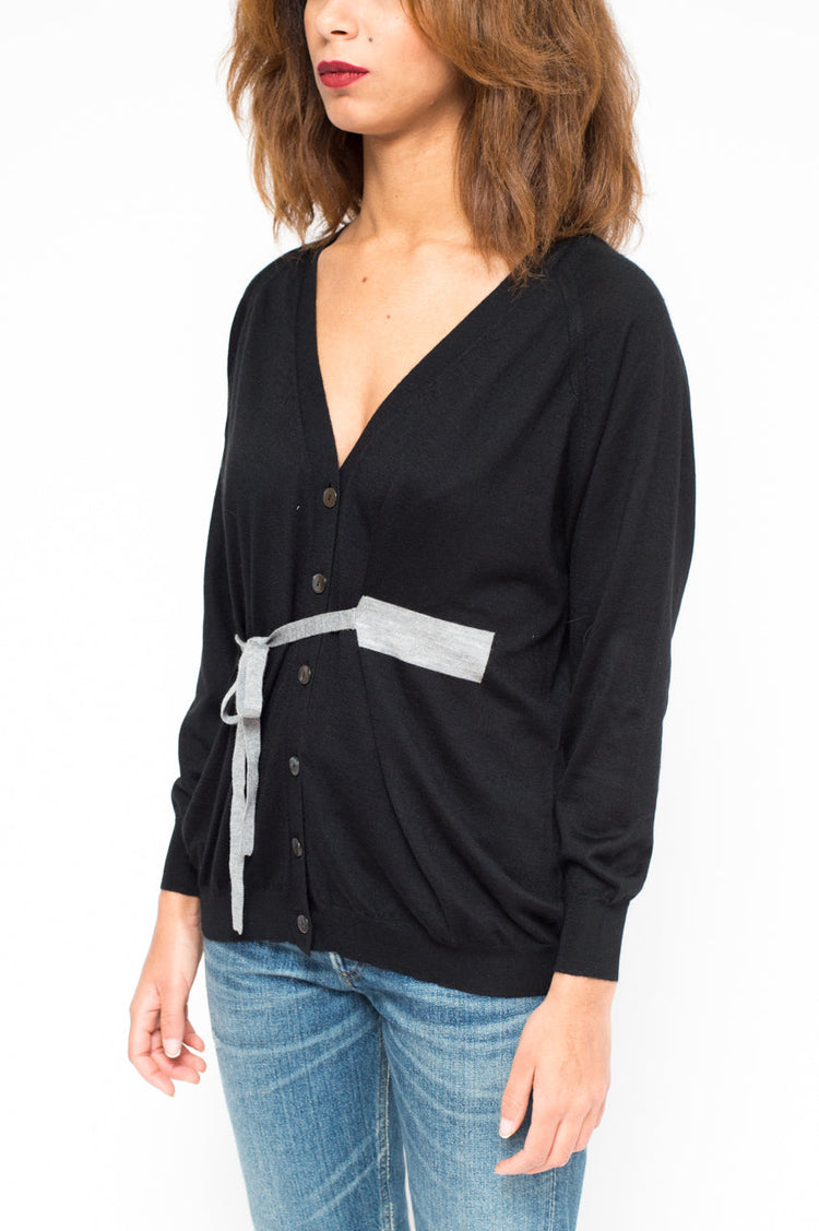 LA ROSE cardigan black