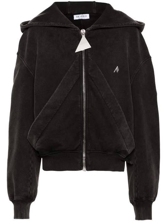 wide-sleeves cotton hoodie