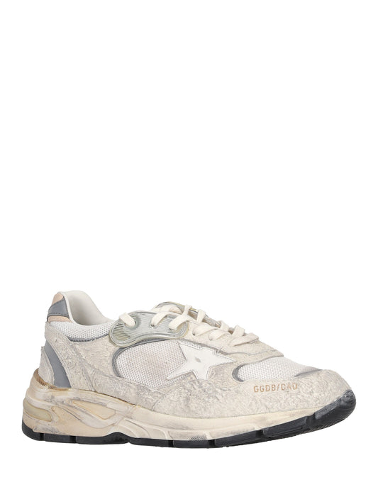 RUNNING DAD NEW NET AND SUEDE UPPER LEATHER STAR AND HEEL SUEDE SPUR
