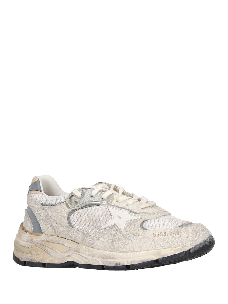RUNNING DAD NEW NET AND SUEDE UPPER LEATHER STAR AND HEEL SUEDE SPUR