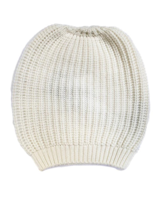 LA ROSE beanie white satin