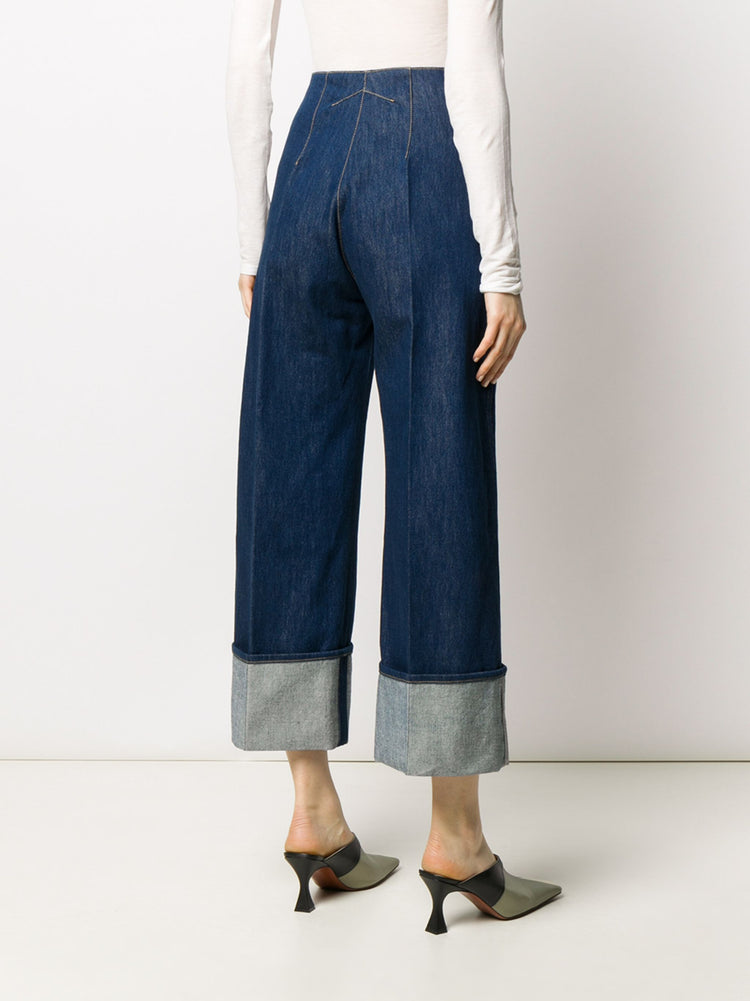 Iconic cuffed jeans