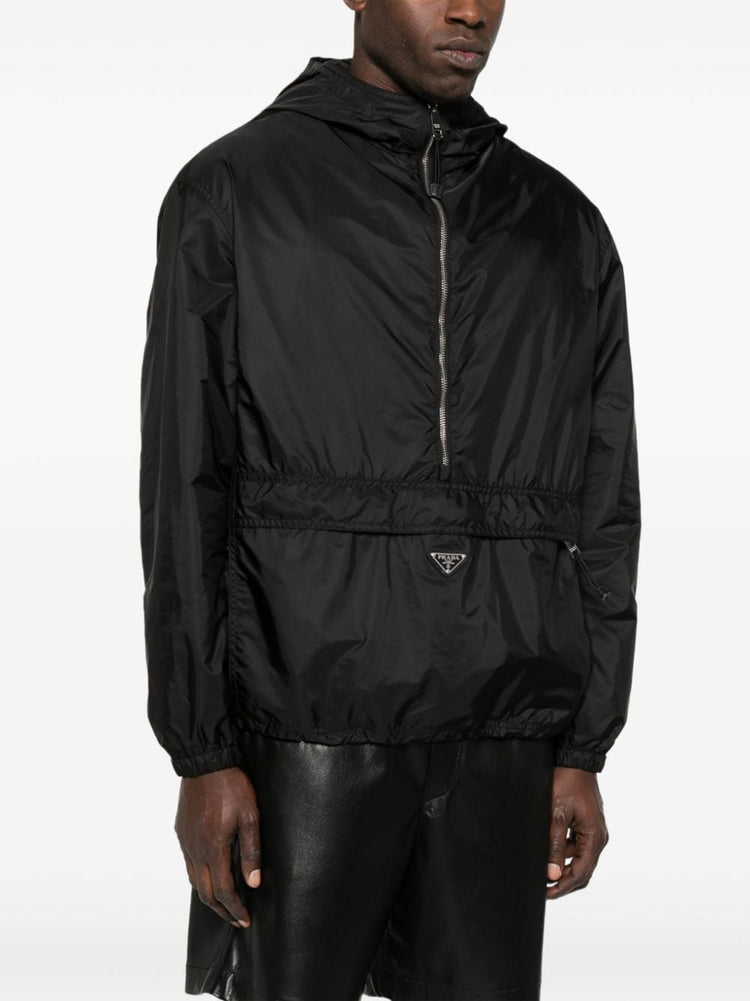 Re-Nylon hooded jacket