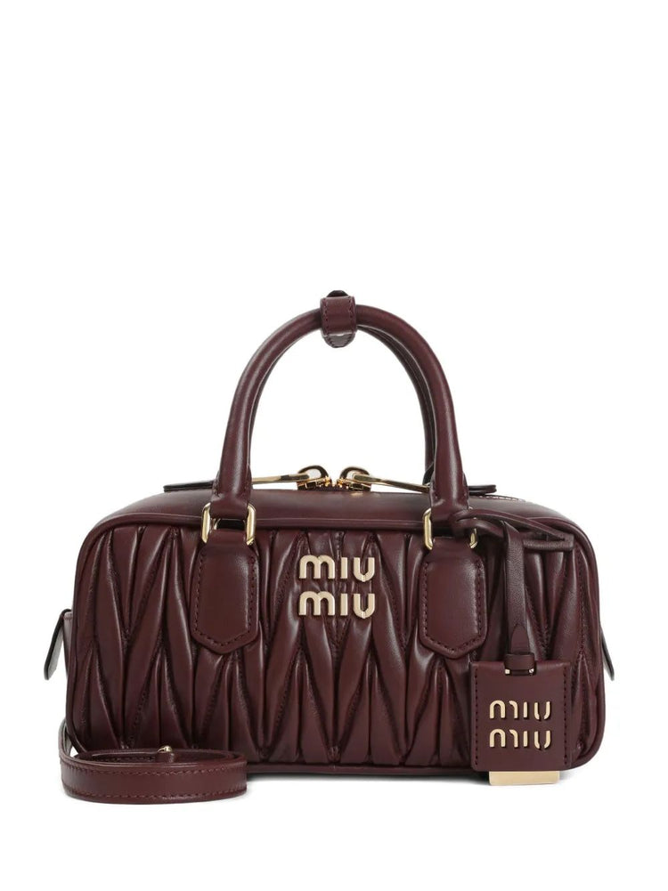 Arcadie matelassé nappa leather bag