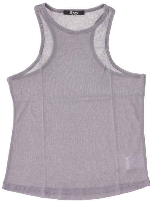light jersey cotton cropped tank top