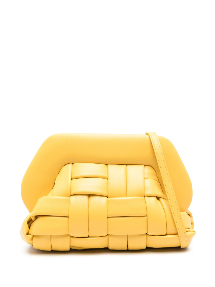 Tia Weaved clutch bag