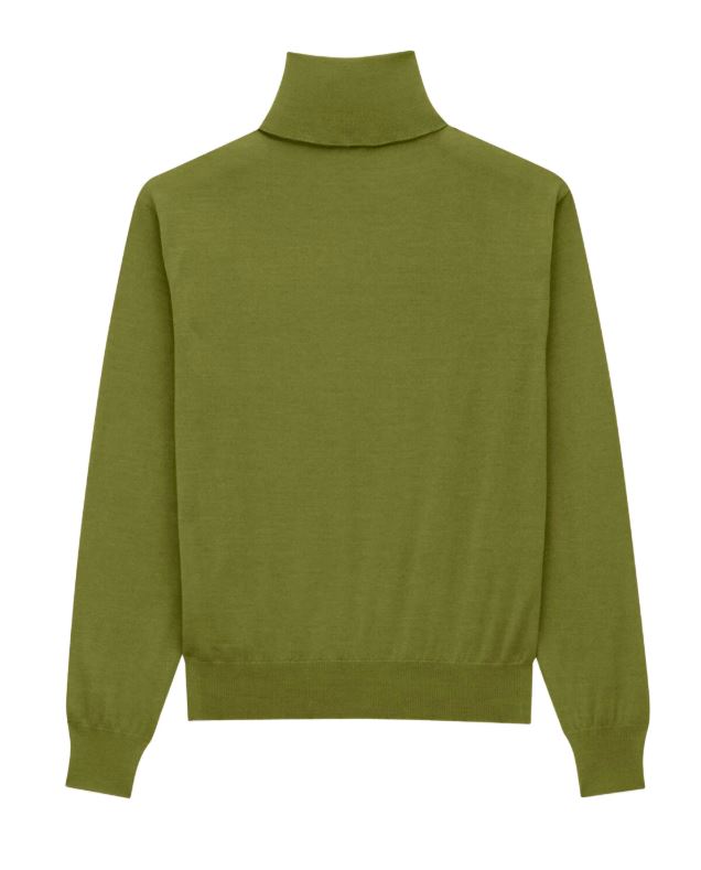 PULL COL ROULE CACHEMIRE LAINE
