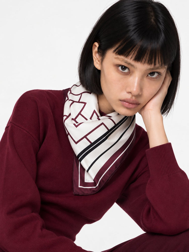 YORK SCARF AB - BLACK