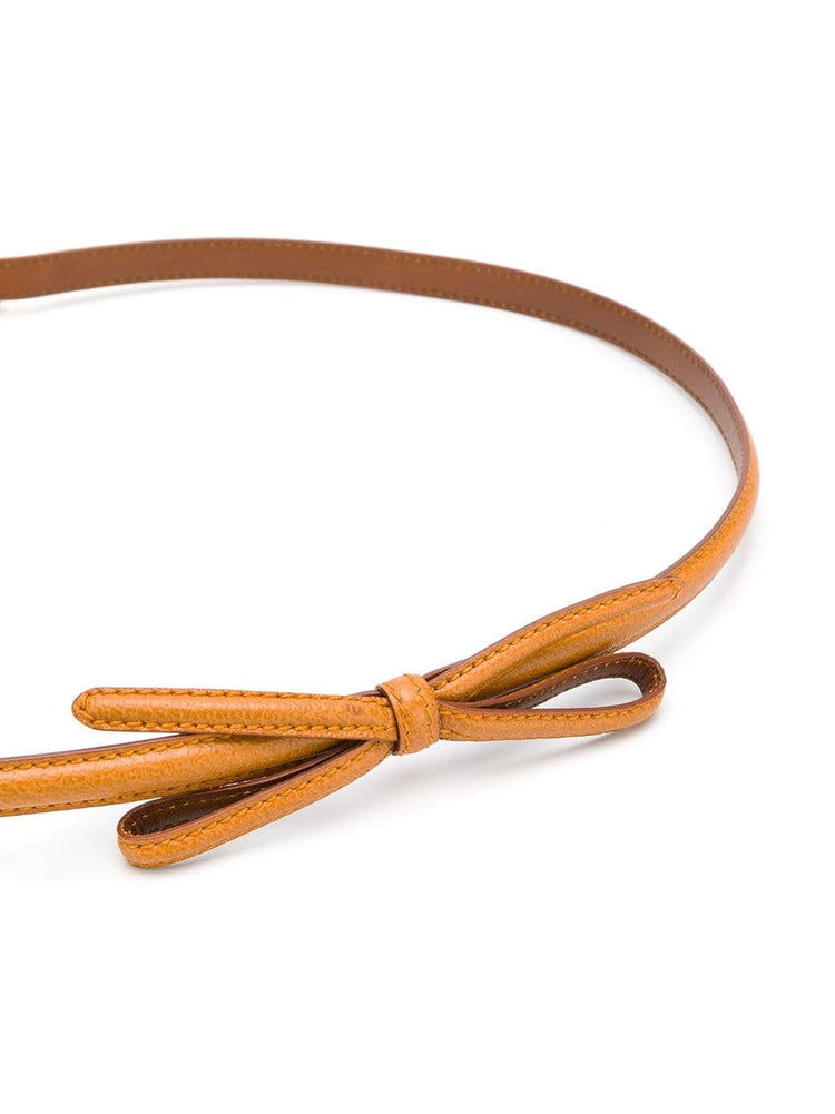 PRADA Bow detail slim buckle belt