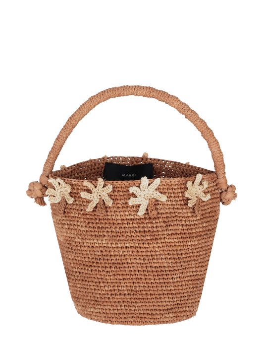 SHADOW OF THE PALM BASKET BAG BROWN BRO