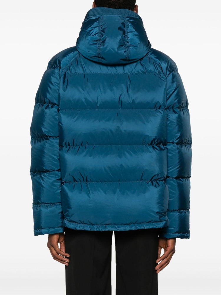 triangle-logo puffer jacket