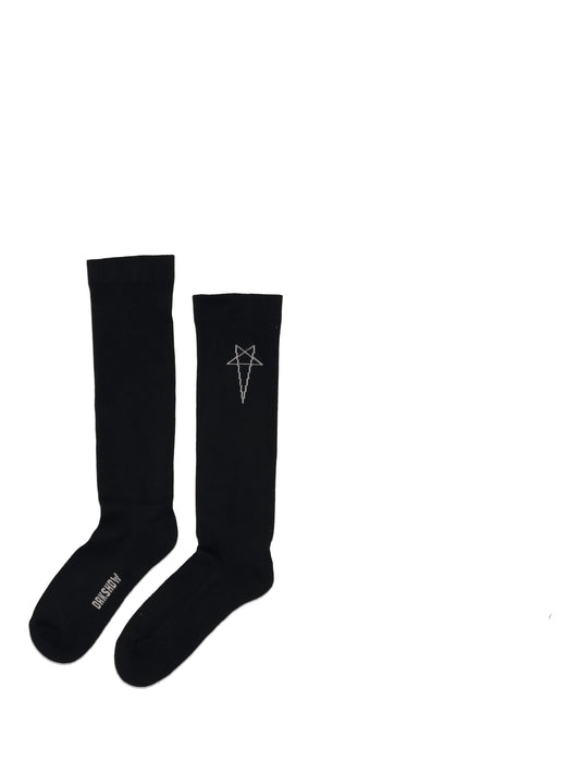 DRKSHDW PENTAGRAM KNEE HIGH SOCKS