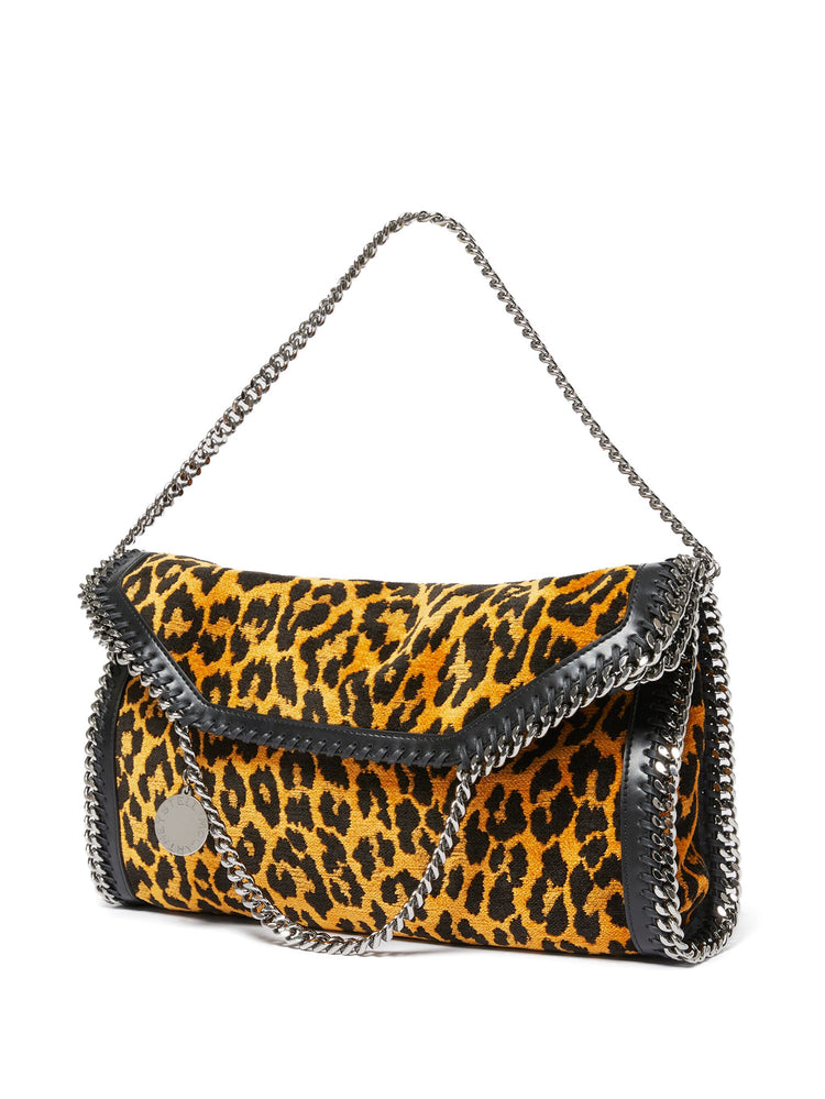 Falabella 3Chain leopard-print tote bag